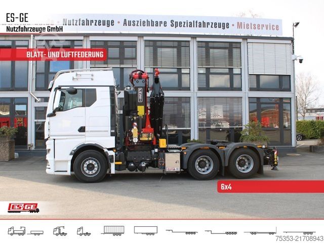 Heavy-duty truck MAN TGX 33.540 6x4 BL SA mit Fassi F545RA.2.26