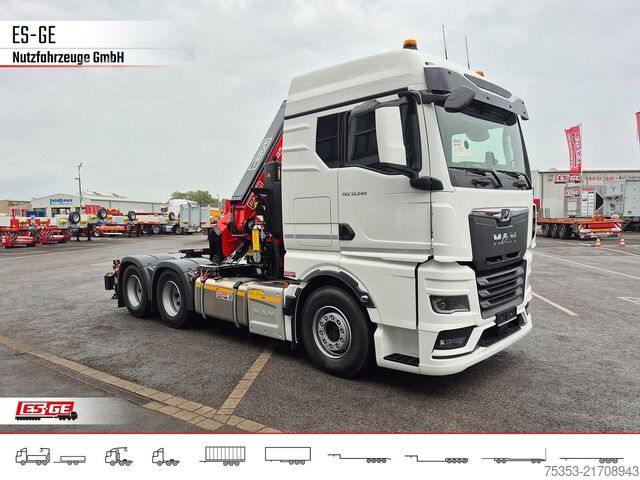 Tractor unit MAN TGX 33.540 6x4 BL SA mit Fassi F545RA.2.26