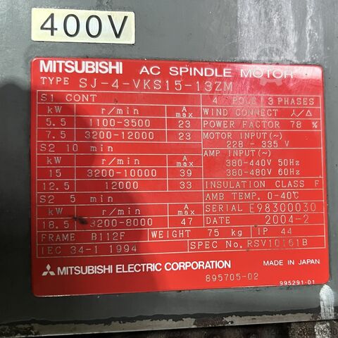 Spindelmotoren/Servomotoren Mitsubishi/Siemens/Fanuc (siehe Beschreibung)