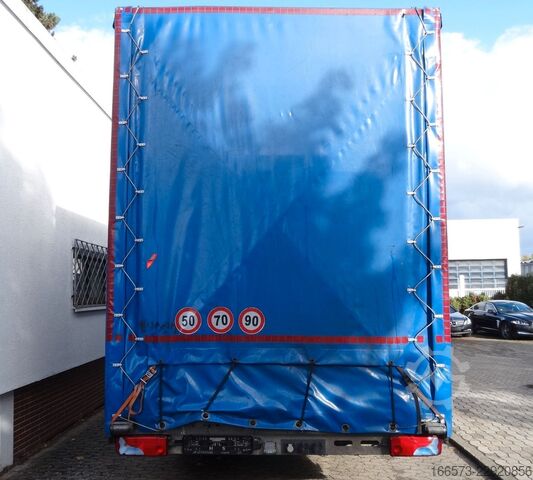 Transporter mit Pritsche & Plane MAN TGL 8.250 BL Jumbo/Schlafkabine/Klima/ACC//AHK