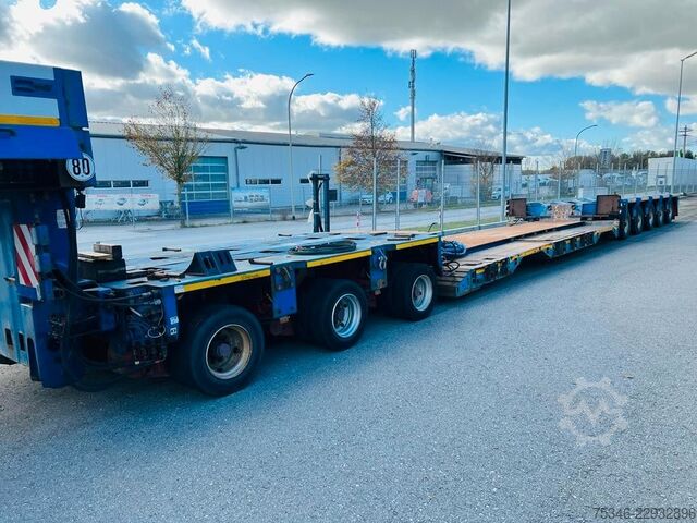 Tieflader-Sattelauflieger GOLDHOFER STHP 8 (3+5)/GG 219 to/Pendelachsen/ausziehbar