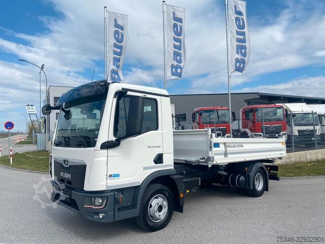 Dreiseitenkipper LKW MAN TGL 12.250 BL / Kipper/Klima/3-Sitzer/ NL6,6To