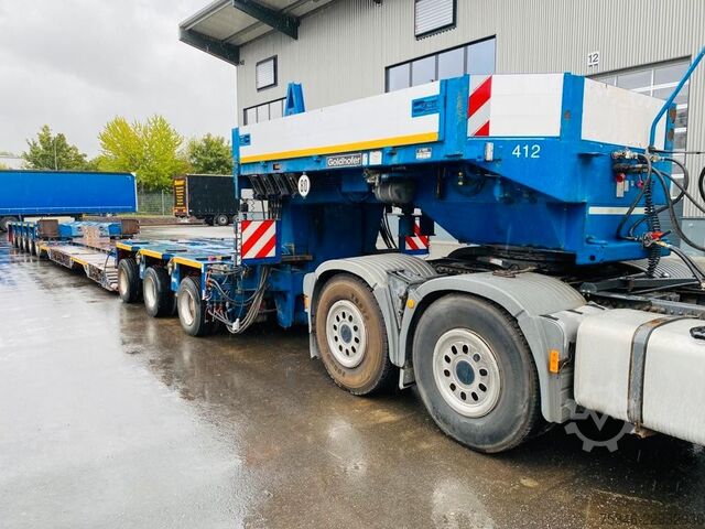 Tieflader-Sattelauflieger GOLDHOFER STHP 8 (3+5)/GG 219 to/Pendelachsen/ausziehbar