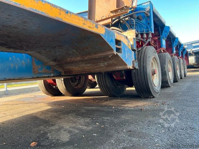 Tieflader-Sattelauflieger GOLDHOFER STHP 8 (3+5)/GG 219 to/Pendelachsen/ausziehbar