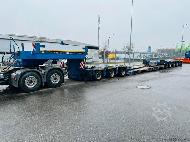 Tieflader-Sattelauflieger GOLDHOFER STHP 8 (3+5)/GG 219 to/Pendelachsen/ausziehbar