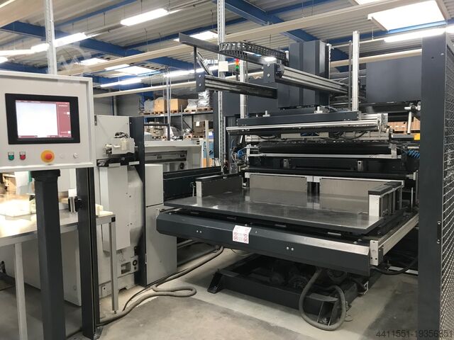 Papierschneidemaschine Perfecta 168 TS PERFECTA Schneidemaschinenwerk Baumann Planschneider 168 TS + BASA 7 + Ablader