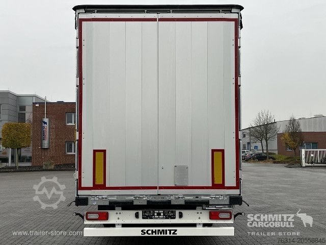 Open semitrailer with tarp Schmitz Cargobull Curtainsider Mega Getränke