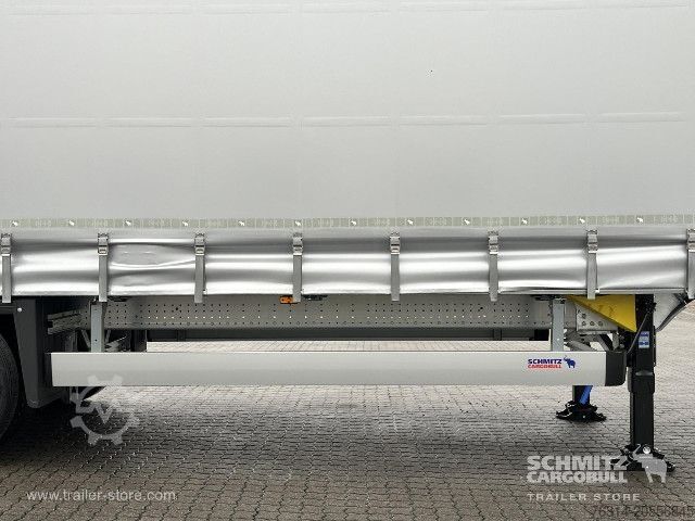 Open semitrailer with tarp Schmitz Cargobull Curtainsider Mega Getränke