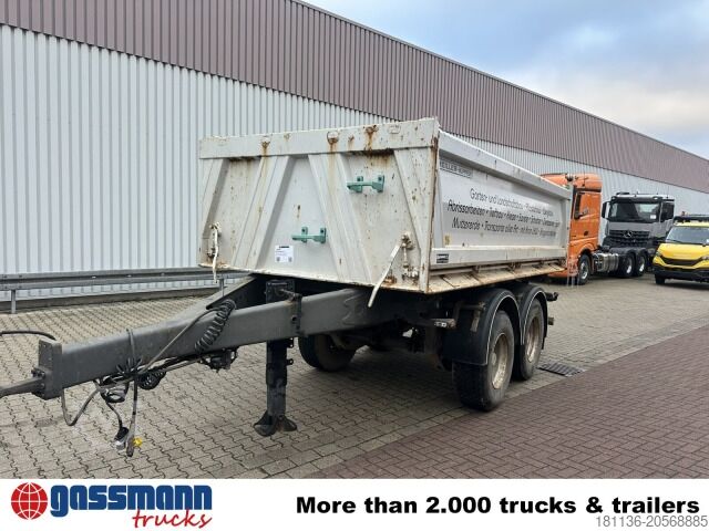 Dreiseitenkipper Anhänger Meiller MZDA 18/21, Stahlbordwände, ca. 11m³