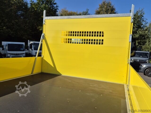 Flatbed truck man 12.250 BL Gerüstbaupritsche 2x AHK