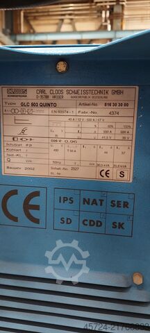 Industrial robot welding Cloos Romat 320