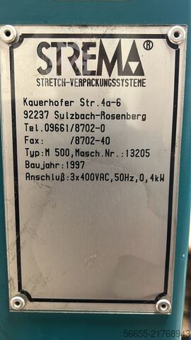 Stretch wrapper Strema M500