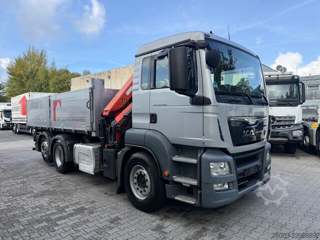 Autokran MAN TGS 26.400 Kipper Kran Palfinger PK 18002