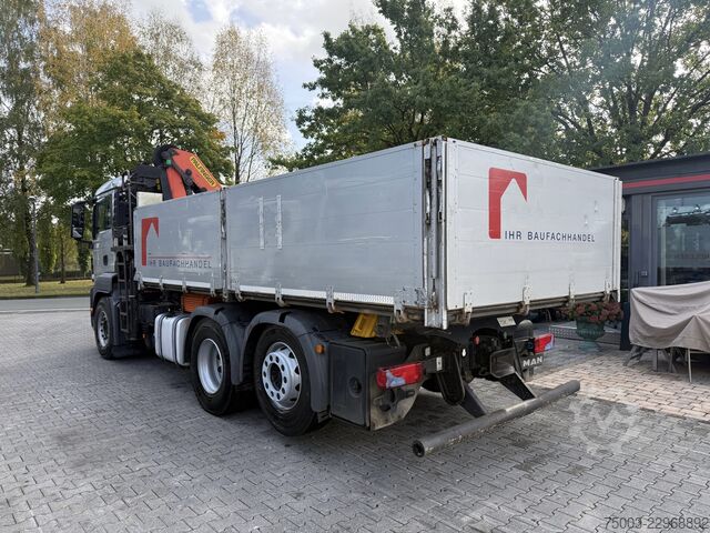 Autokran MAN TGS 26.400 Kipper Kran Palfinger PK 18002