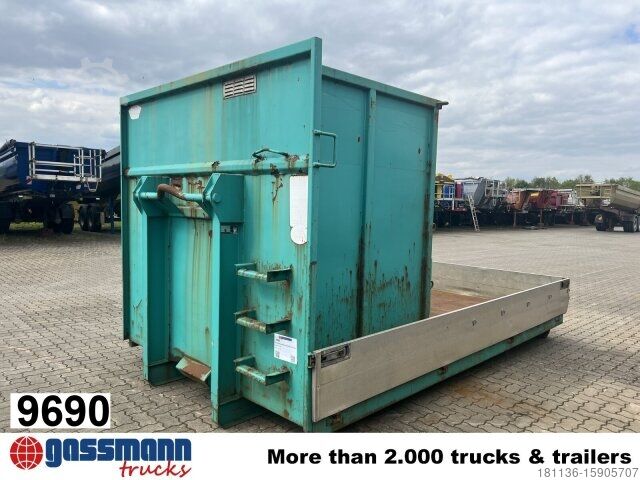 Roll-off container Containerbau Hameln K04 Abrollcontainer mit Lagerraum, Seitentür