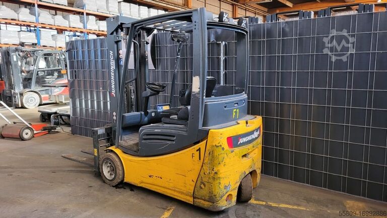 Elektro 3 Rad-Stapler Jungheinrich EFG 220 // Triplex // SS // ZVG // Elektro