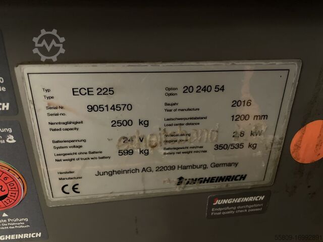 Niederhubkommissionierer Jungheinrich ECE 225