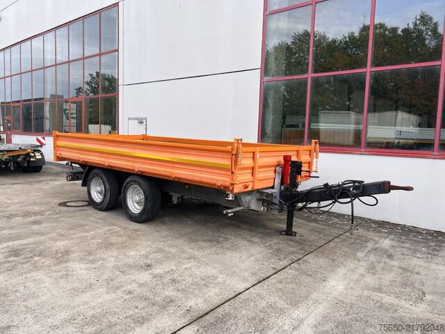 Tipper trailer Obermaier 14  14,2 t Tandemkipper- Tieflader