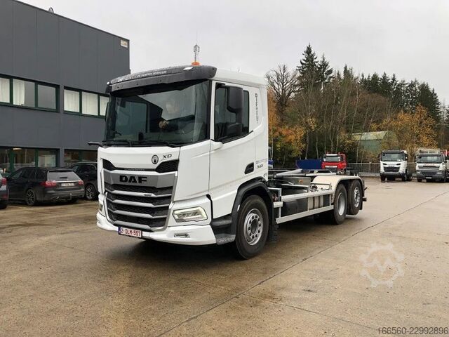 DAF XD 450 FAN 6x2 Road with HYVA Loader 20-6.2-S, equipped with push bar, suitable for 40 ft contai DAF XD 450 FAN  6x2 Road  with HYVA Loader 20-6.2-S...