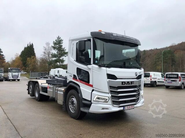 DAF XD 450 FAN 6x2 Road with HYVA Loader 20-6.2-S, equipped with push bar, suitable for 40 ft contai DAF XD 450 FAN  6x2 Road  with HYVA Loader 20-6.2-S...