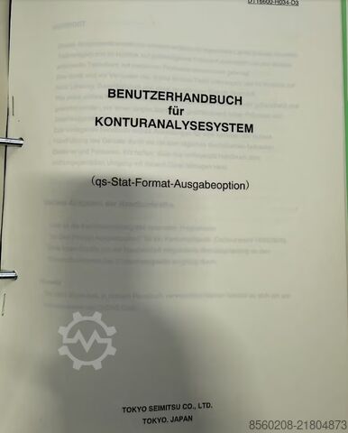 Surface roughness tester / Contour measurement TSK Tokyo Seimitsu 2000SD2