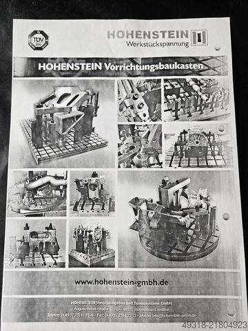 Bolster plate Vorrichtungsbau Hohenstein-Er. Vorrichtungsbaukasten
