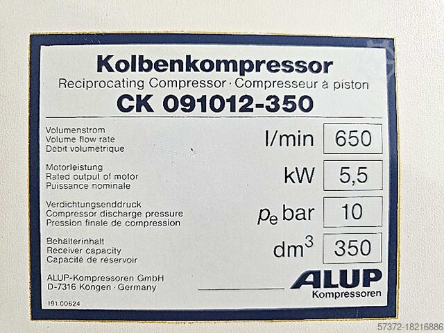 Piston Compressor ALUP CK