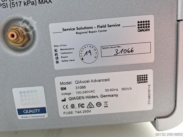 Qiagen QIAxcel Advanced DNA Analyzer plus Accessories Qiagen QIAxcel Advanced