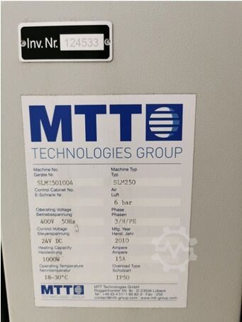 Metal 3D printer SLM 250 HL