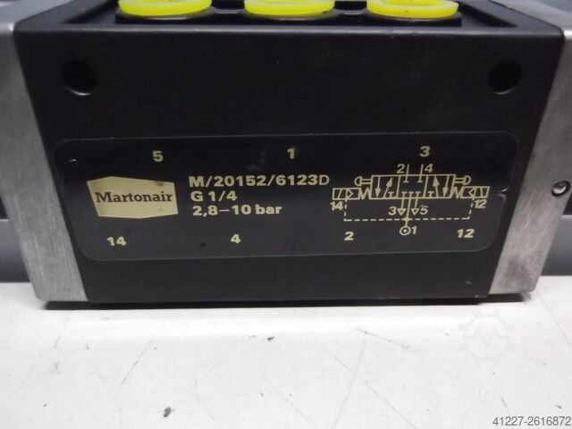 Solenoid valve 5/3 Martonair M/20152/6123D