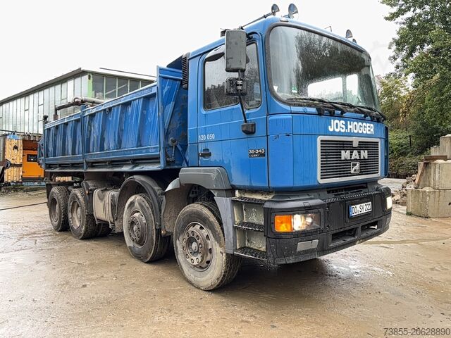 Tipper Truck MAN 35.343 Meiller