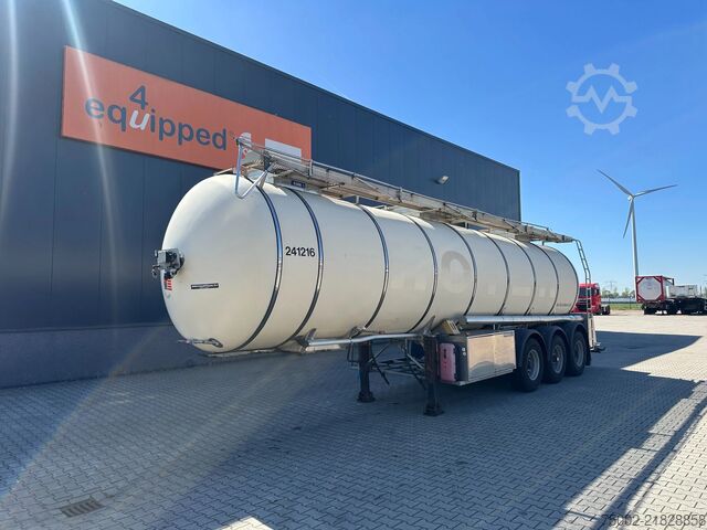 Tank Feldbinder FOOD / 33.500L / 2-COMP / LIFTAXLE / PUMP / ALCOA