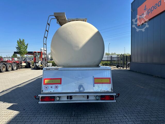 Tank Feldbinder FOOD / 33.500L / 2-COMP / LIFTAXLE / PUMP / ALCOA