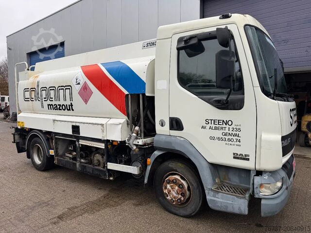 Tanker truck DAF LF 45 **FUELTANKER-PETROLIER-BELGIAN TRUCK**