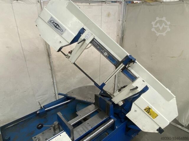 Horizontal mitre band saw in swivel frame design, band saw, cross-cut saw, semi-automatic band saw JAESPA W 320 G