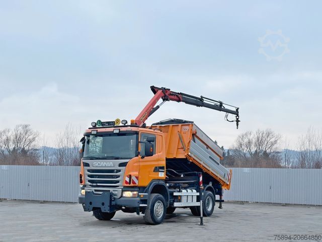 Tipper truck SCANIA R 420 * PK 11002/FUNK * sandblaste