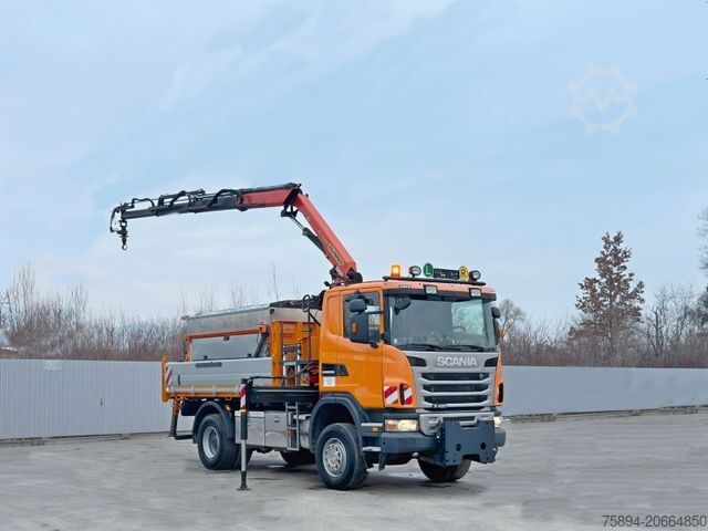 Tipper truck SCANIA R 420 * PK 11002/FUNK * sandblaste