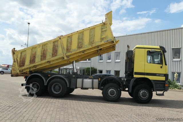 Three-sided tipper truck MERCEDES-BENZ 4140 AK Actros 8x8, Allrad, Meiler, 17 m³