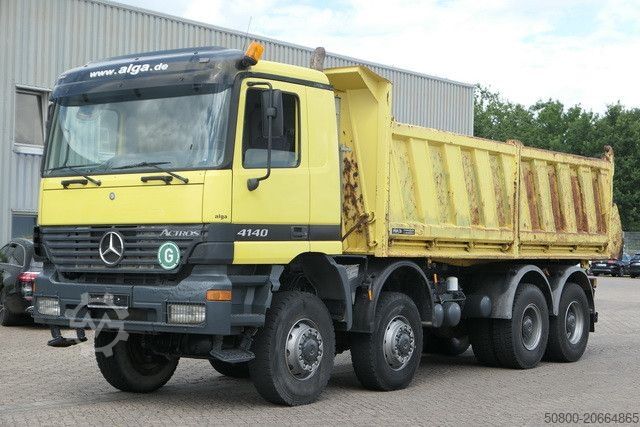 Three-sided tipper truck MERCEDES-BENZ 4140 AK Actros 8x8, Allrad, Meiler, 17 m³