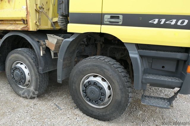 Three-sided tipper truck MERCEDES-BENZ 4140 AK Actros, Allrad, alter Tacho, 4x am Lager