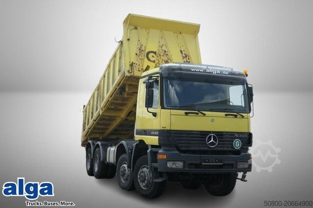 Tipper truck MERCEDES-BENZ 4140 AK Actros 8x8, Allrad, Meiler, 17 m³