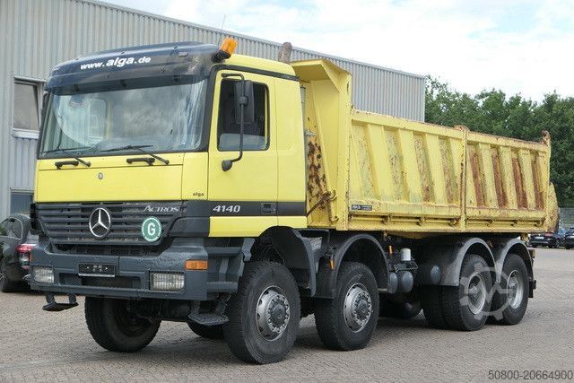 Tipper truck MERCEDES-BENZ 4140 AK Actros 8x8, Allrad, Meiler, 17 m³