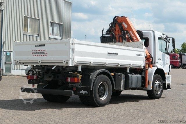 Tipper truck MERCEDES-BENZ 1829 K Axor, Atlas 116.3-A2L, AHK, Greifer,Klima