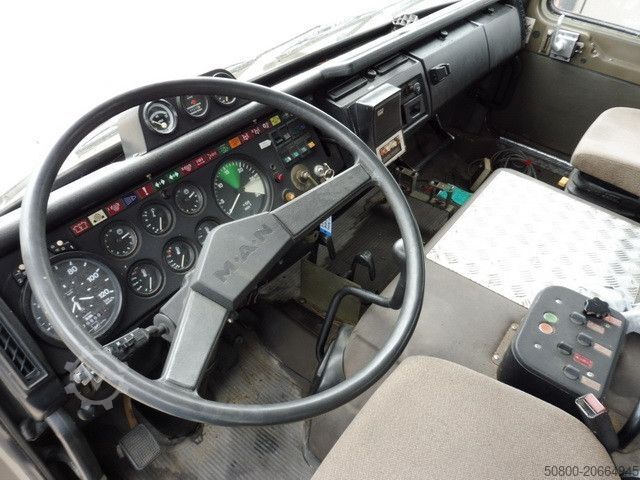 Truck mounted crane MAN OAF-34440VFA-AD 8x8, Seilwinde, Kran, AHK,Allrad