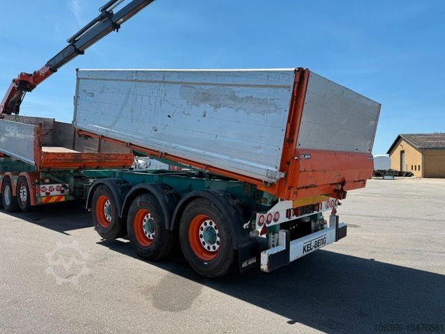 Dreiseitenkipper Anhänger KEL-BERG 24 t. 3 axle T490K Tipper / Kipper