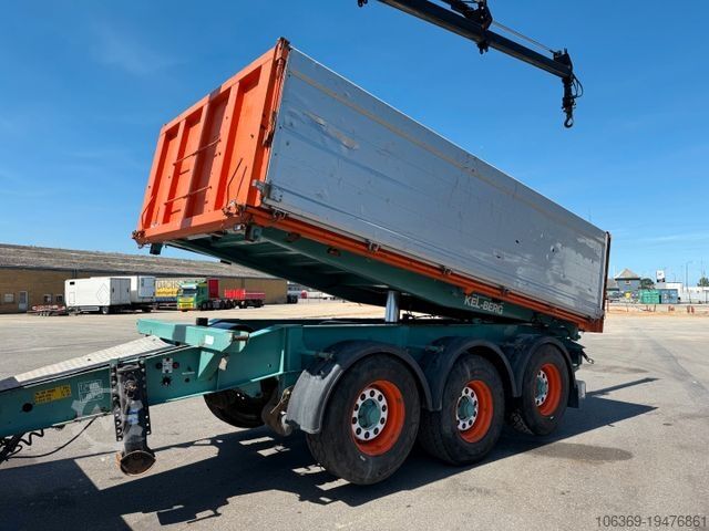 Dreiseitenkipper Anhänger KEL-BERG 24 t. 3 axle T490K Tipper / Kipper
