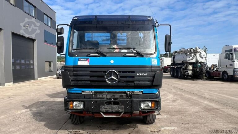 3-way tipper Mercedes-Benz SK 1824 (4X4 / V6 / LAMES / GRAND PONT / STEEL ...