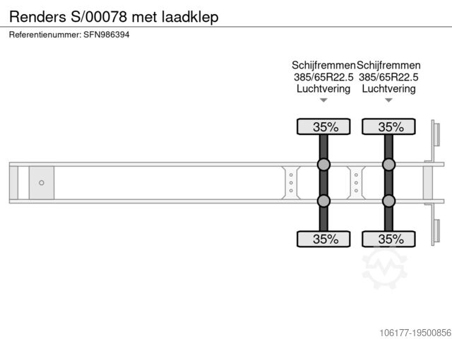 Suitcase Renders S/00078 met laadklep