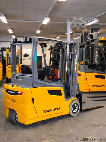 Electric 3-wheeler Jungheinrich EFG 216k - Service Neu - Batterie 95% + Garantie