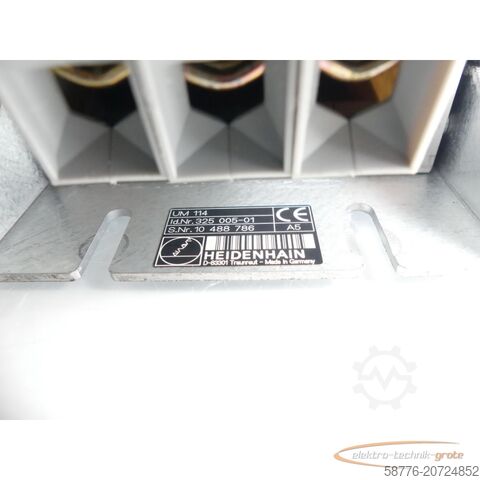 Component Heidenhain UM 114 . 325 005-01 SN: 10488786 generalüberholt mit 3 Mon. Gwl.